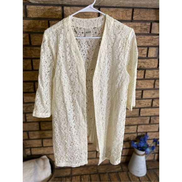 ‎Lace Stitched Cardigan - Picture 1 of 6